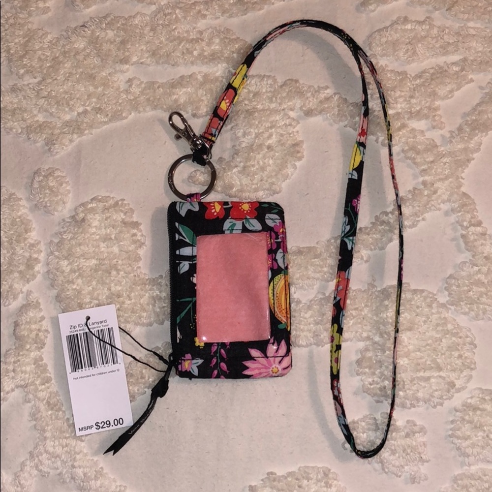 (NWT) Vera Bradley Zip ID & Lanyard